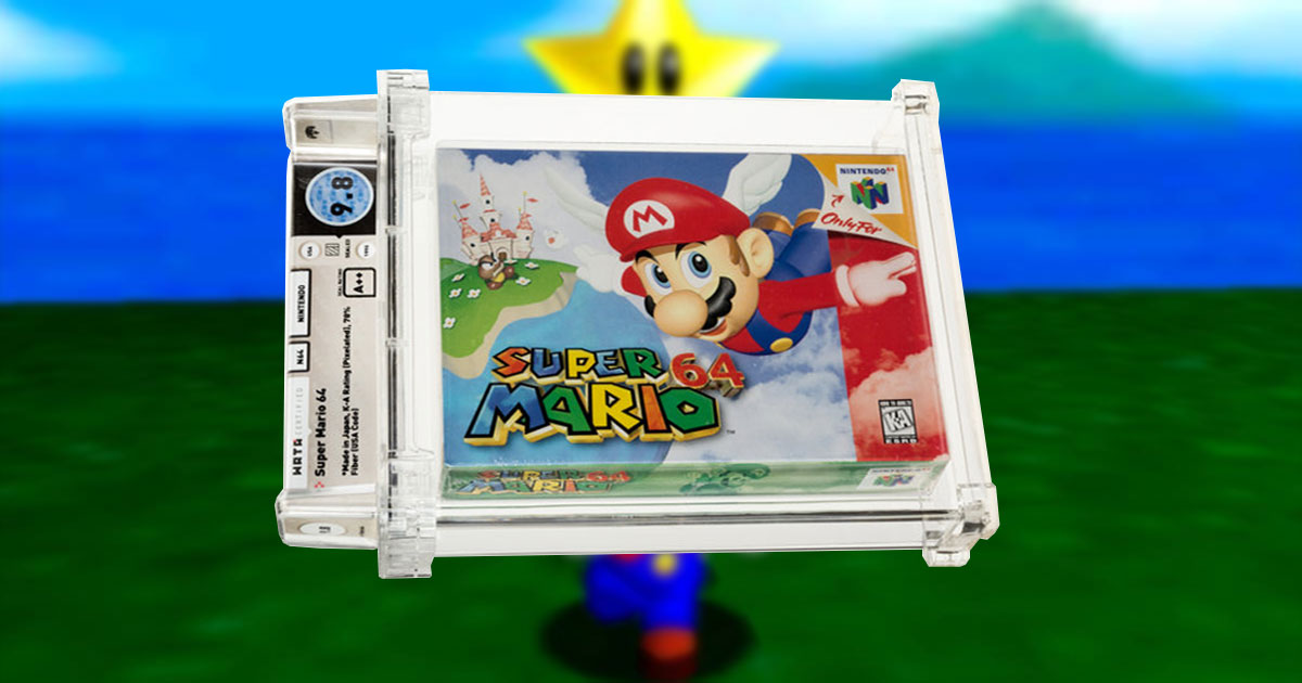 Super Mario 64 Copia sellada se vende en más de 1 5 millones Power