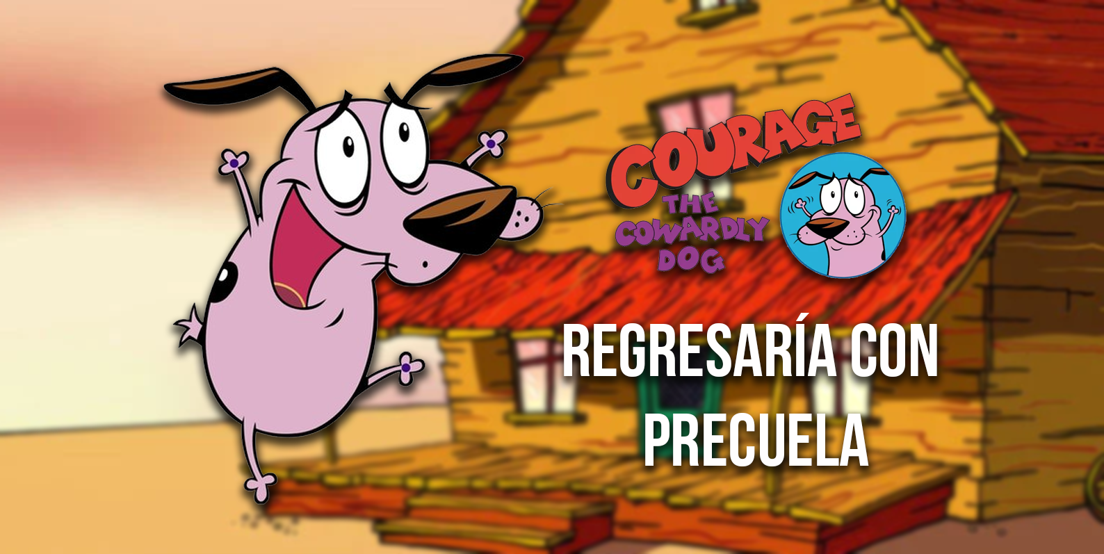 Coraje, el perro cobarde estaría de vuelta en la TV con una nueva serie