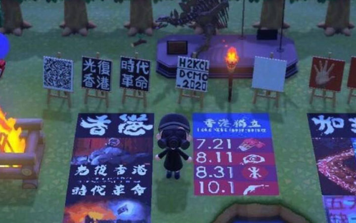 Foto de Manifestantes de Hong Kong usan Animal Crossing para protestar