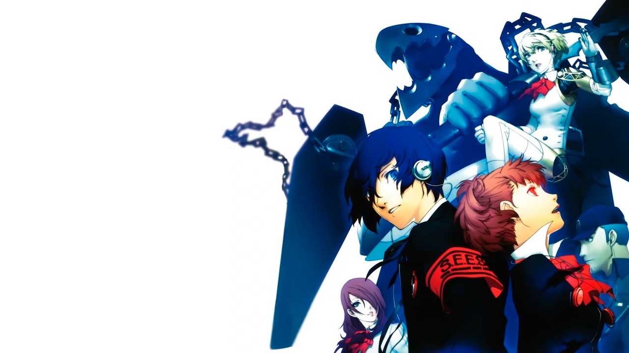 Los protagonistas de Persona 3 Portable en primer plano.