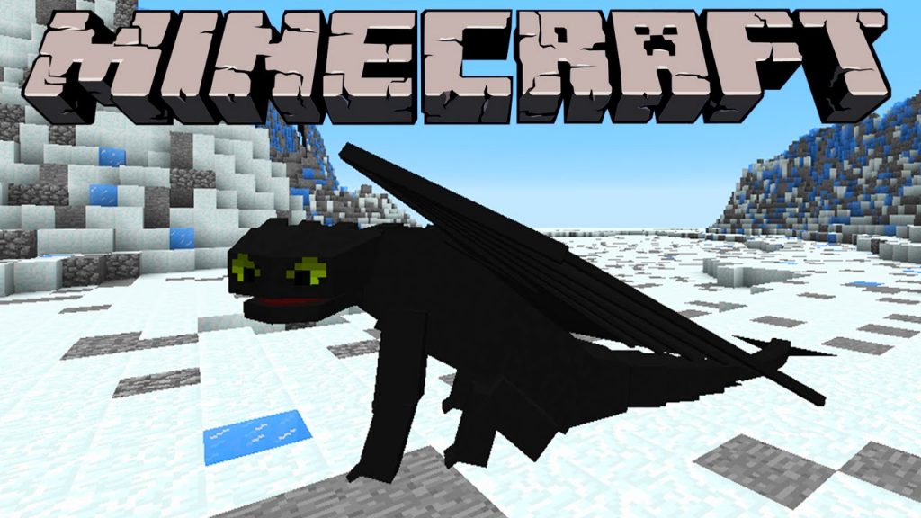 minecraft how to train your dragon toothless dreamworks