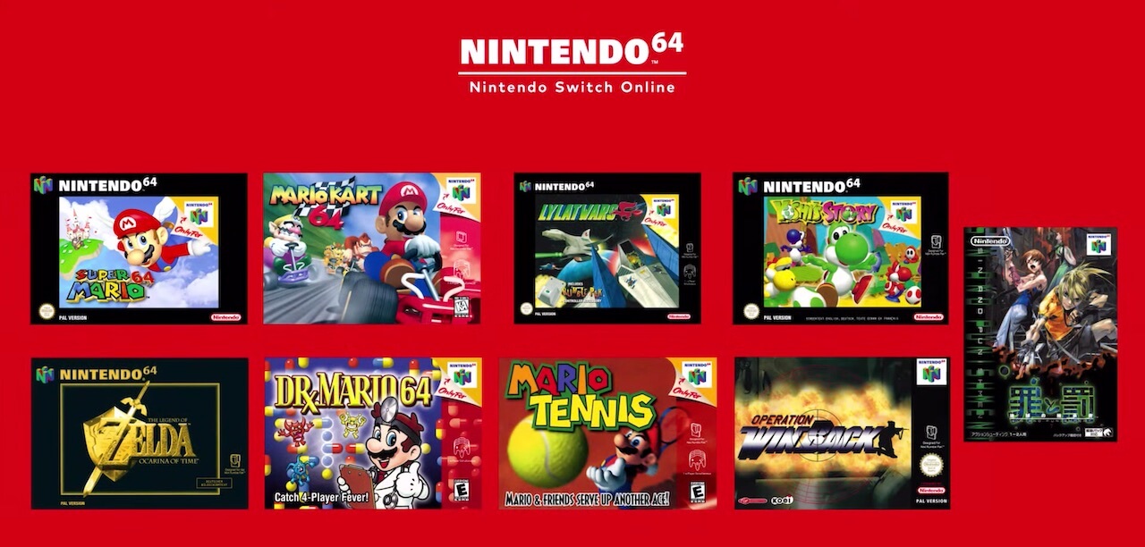 Nintendo Switch Online 64 Juegos