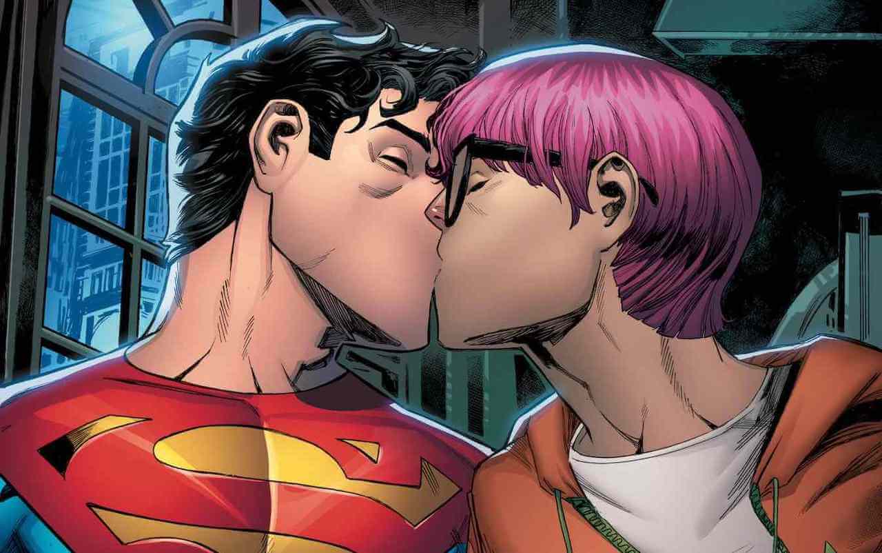 Superman Beso Bisexual Hijo