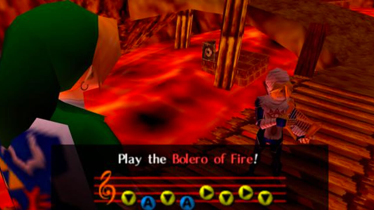 Ocarina of Time Bolero of Fire