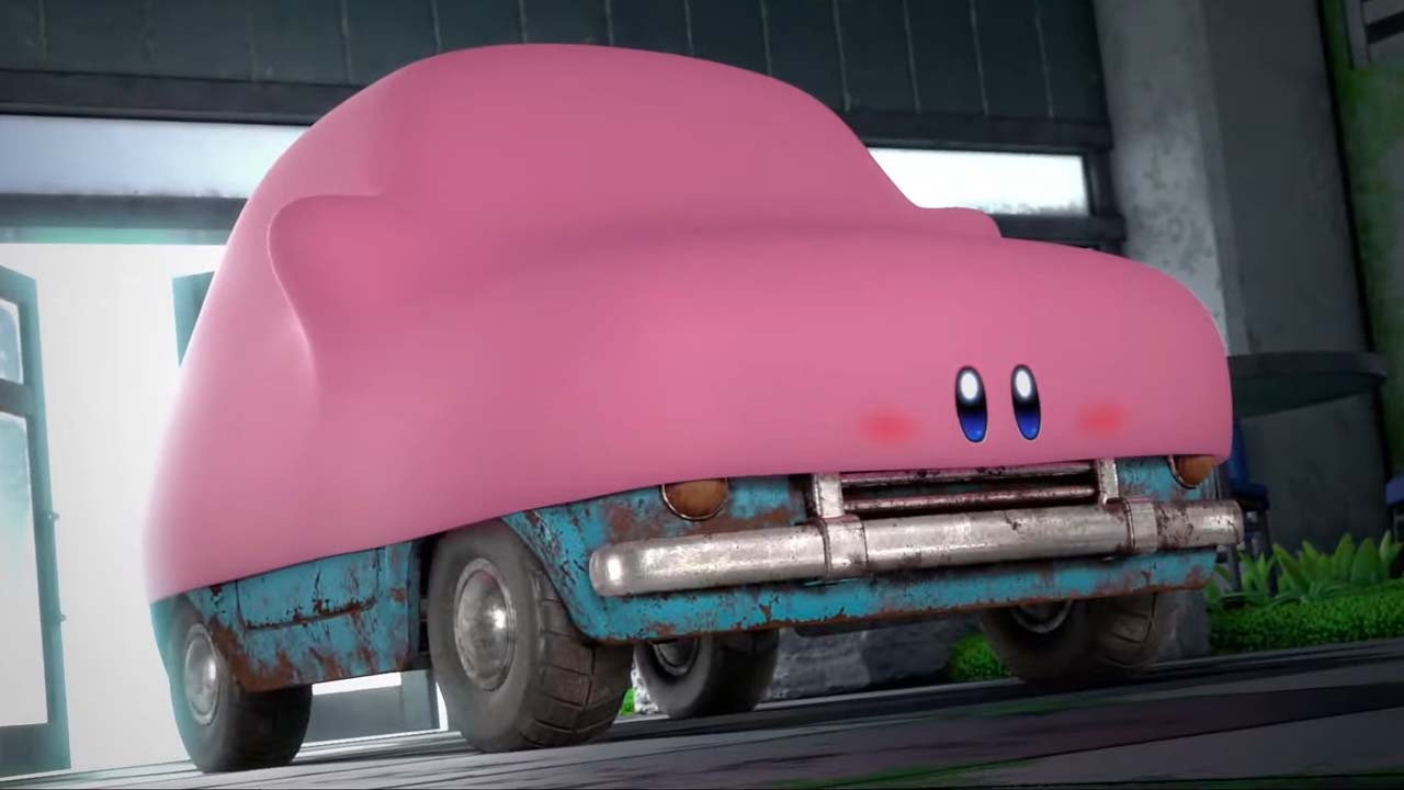 Kirby tierra olvidada Transformosis Carro