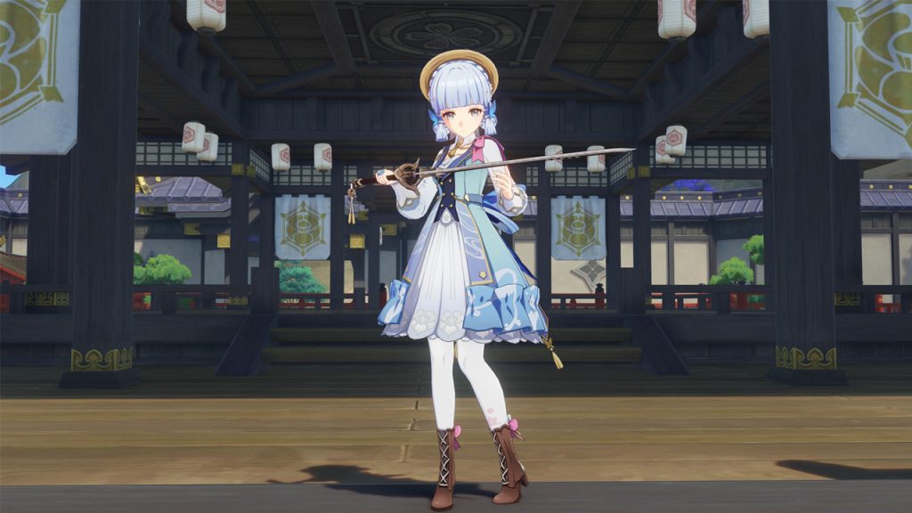 el nuevo vestuario de ayaka en genshin impact