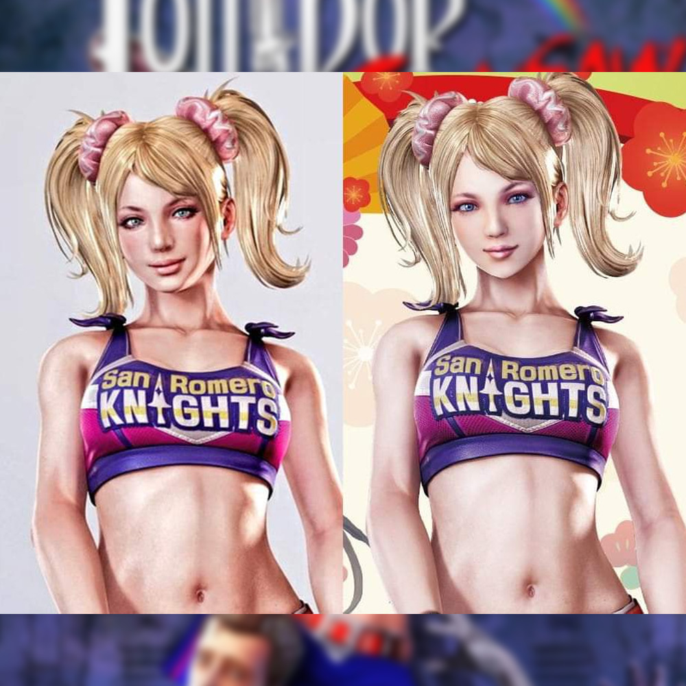 La antigua y nueva apariencia de Juliet Starling, protagonista de Lollipop Chainsaw