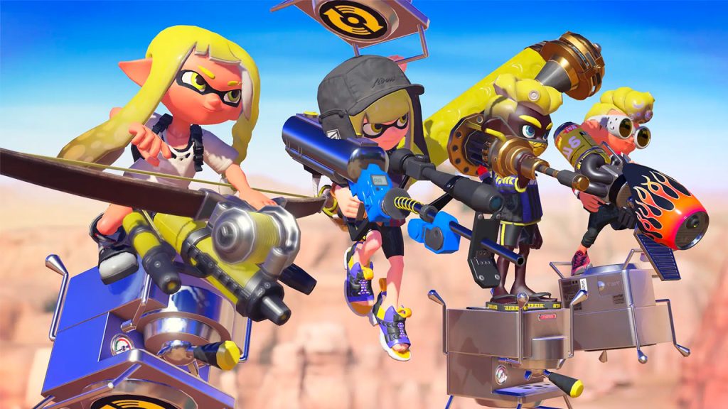 Splatoon encabeza la lista de juegos de nintendo que deben ser llevados al anime