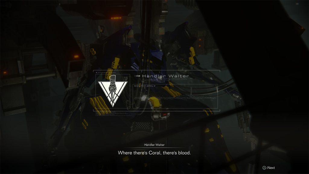 Armored Core VI Handler Walter FromSoftware